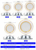 Led Downlights 220v Led Ceiling Light 5W 9W 12W Recessed Down light Round Led Panel Light 15W 18W LED Spot light Indoor Lighting