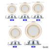 Led Downlights 220v Led Ceiling Light 5W 9W 12W Recessed Down light Round Led Panel Light 15W 18W LED Spot light Indoor Lighting