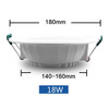 DC 12V Led Downlight 5W 9W 12W 15W 18W Led Ceiling Recessed Grid Downlight Round Recessed Light Low Voltages 12 Volts Lighting