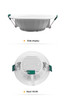 DC 12V Led Downlight 5W 9W 12W 15W 18W Led Ceiling Recessed Grid Downlight Round Recessed Light Low Voltages 12 Volts Lighting
