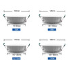 DC 12V Led Downlight 5W 9W 12W 15W 18W Led Ceiling Recessed Grid Downlight Round Recessed Light Low Voltages 12 Volts Lighting