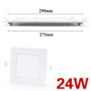 LED panel light Ultra thin Downlight lamp 3W 4W 6W 9W 12W 15W 18W 24W led ceiling recessed grid downlight slim round panel light