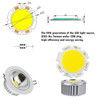 Led Downlight outdoor COB Dimmable  3w 5w 7w 10w 12w 15w  Led Ceiling Lamp Bulb Recessed downlights cob led spot light 1Pcs