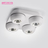 High quality super bright surface mounted LED dimmable downlights 10W 15W 20W 30W 40W 60W AC85-265V COB ceiling lamp spot lights