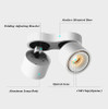 Dimmable Folding Rotating 360° LED Downlights 14W 20W 30W COB LED Ceiling Spot Lights AC85~265V LED Wall Lamps Indoor Lighting