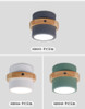 Nordic Corridor Downlight Ceiling Chandeliers Wood Base Chandelier Lighting Modern Lustre Loft Lamp Dressing Room Led Chandelier