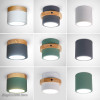 Nordic Corridor Downlight Ceiling Chandeliers Wood Base Chandelier Lighting Modern Lustre Loft Lamp Dressing Room Led Chandelier