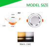 LED Downlight 10PCS Downlight 3w 5w spot led lights 3000k 4500K 6000K AC 220V-240V led Downlight Kitchen living room Indoor recessed lighting