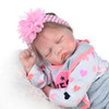 Lifelike Reborn Doll Cloth Body 22" 55 cm Realistic Sleeping Girl Princess Lovely Baby Dolls For Kid Birthday Gift Toddler Toy