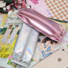 Osmond Women Cosmetic Bag Fashion Colorful Hologram Laser Lady Makeup Bags Leather Zipper Long Cosmetic Cases For Girls Pouch