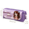 Osmond Cute Cartoon Printing Cosmetic Bag Women Makeup Bags Traveling Stationary Storage Organizers Love Charactor Cosmetic Case