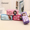 Osmond Cute Cartoon Printing Cosmetic Bag Women Makeup Bags Traveling Stationary Storage Organizers Love Charactor Cosmetic Case