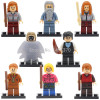 Harry Potter Figures Hermione Ginny Ron Weasley Lord Voldemort Draco Malfoy Luna Snape Building Blocks Toys for Children