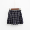 harajuku skirts womens 2017 korean summer style new plaid pleated skirt rock kawaii high waist fashion women clothing