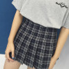 harajuku skirts womens 2017 korean summer style new plaid pleated skirt rock kawaii high waist fashion women clothing
