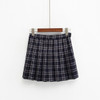 harajuku skirts womens 2017 korean summer style new plaid pleated skirt rock kawaii high waist fashion women clothing