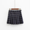 harajuku skirts womens 2017 korean summer style new plaid pleated skirt rock kawaii high waist fashion women clothing
