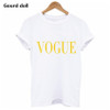 Harajuku Fashion VOGUE Letter Printed T-Shirts Women Tops Tee t shirt Women For Female tumblr Black/White kawaii Short Sleeve Harajuku Fashion VOGUE Letter Printed T-Shirts Women Tops Tee t shirt Women For Female tumblr Black/White kawaii Short Sleeve