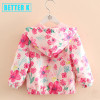 Next 2017 New Spring Baby Coat And Jacket For Girls Cartoon Graffiti Hooded Windbreaker For Girls Clothes Full Sleeve Outerwear
