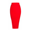 newest yellow pink green blue nude black summer women skirts fashion split bodycon bandage skirt sexy pencil skirt wholesale