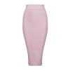 newest yellow pink green blue nude black summer women skirts fashion split bodycon bandage skirt sexy pencil skirt wholesale