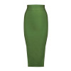 newest yellow pink green blue nude black summer women skirts fashion split bodycon bandage skirt sexy pencil skirt wholesale