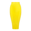 newest yellow pink green blue nude black summer women skirts fashion split bodycon bandage skirt sexy pencil skirt wholesale