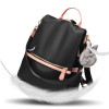 Women Fashion Waterproof Oxford Bags Solid Large Capacity Anti-theft Multifunctional Zipper Backpack