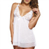 Newest Womens Ladies Sexy Lingerie Lace Dress Underwear Babydoll Sleepwear+G-string