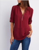 New Style V-Neck Long Sleeve Blouse Chiffon Blouse Fashion Ladies Women Casual Tops Shirt Women Summer Loose Top blusa feminina