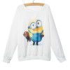 New style Minions Printed hoodies 2017 Fashion Women Hoodies Cotton Sweatshirts Women Casual Loose Female Moletom Sudaderas