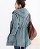 New Style Korean Womens Long Sleeve Lapel Autumn Hooded Trench Coat For Women Thin Outwear 2017 Slim Casual Windbreaker 2XL