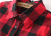 New Style Fashion Hot Fashion Women Long Sleeve Blouse Plaid Print Shirt Single Breasted Cotton Shirt