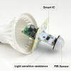 PIR Motion Sensor LED light E27 5W 7W 9W 12W CDS Night Sensor lamp Bulb Smart PIR Switch 220V Pathway Corridor Stairs lighting