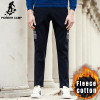 Pioneer Camp New arrival autumn winter pants men brand clothing male black warm sweatpants mens black fashion trousers 622134