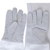 PHFU 1 Pair of Gloves with Protective Sleeves ventilated Professional Anti Bee for Apiculture Beekeeper - Black and White