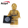 PG659 Building Blocks Super Heroes C-3PO Protocol Droid Shore Trapper Star Wars C3PO Bricks Model Education Gift Children Toys