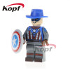 PG1166 Super Heroes American Science Fiction Monster Movie Godzilla Red X man Dolls Building Blocks Model For Children Gift Toy