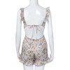 Feitong Summer Women Floral Print Playsuit Sexy Ruffles V Neck Backless Beach Rompers Jumpsuit Overalls macacao feminino 2017 Feitong Summer Women Floral Print Playsuit Sexy Ruffles V Neck Backless Beach Rompers Jumpsuit Overalls macacao feminino 2017