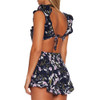Feitong Summer Women Floral Print Playsuit Sexy Ruffles V Neck Backless Beach Rompers Jumpsuit Overalls macacao feminino 2017 Feitong Summer Women Floral Print Playsuit Sexy Ruffles V Neck Backless Beach Rompers Jumpsuit Overalls macacao feminino 2017