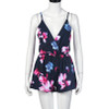 Feitong Sexy Playsuit Women Flower Print Playsuits And Jumpsuits Ladies Sexy V-Neck Off Shoulder Summer Beach Women Rompers