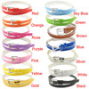 Feitong Hot Beautiful Woman Multicolor Small Candy Color Thin Leather Belt Ms Belt