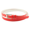 Feitong Hot Beautiful Woman Multicolor Small Candy Color Thin Leather Belt Ms Belt
