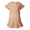 FEITONG 2018 New Fashion For Women Dress Women Ladies Plaid Printing Round Neck Short Sleeve Dress Mini Dresses Vestidos