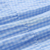 FEITONG 2018 New Fashion For Women Dress Women Ladies Plaid Printing Round Neck Short Sleeve Dress Mini Dresses Vestidos