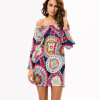 Fashion Bohemian Summer Dress Print Beach Vintage Sexy Female Vestidos De Festa Casual Ladies Clothing Women Robe Party Dresses