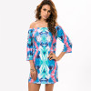 Fashion Bohemian Summer Dress Print Beach Vintage Sexy Female Vestidos De Festa Casual Ladies Clothing Women Robe Party Dresses