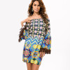Fashion Bohemian Summer Dress Print Beach Vintage Sexy Female Vestidos De Festa Casual Ladies Clothing Women Robe Party Dresses