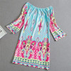 Fashion Bohemian Summer Dress Print Beach Vintage Sexy Female Vestidos De Festa Casual Ladies Clothing Women Robe Party Dresses