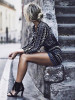 Fashion Bohemia Floral V-neck Long Sleeves Romper